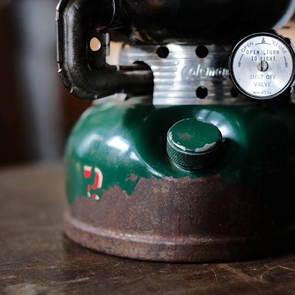 Coleman 502 stove, made in 1980