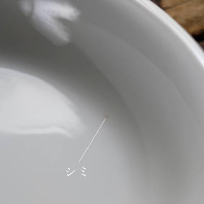 白磁のカレー皿
