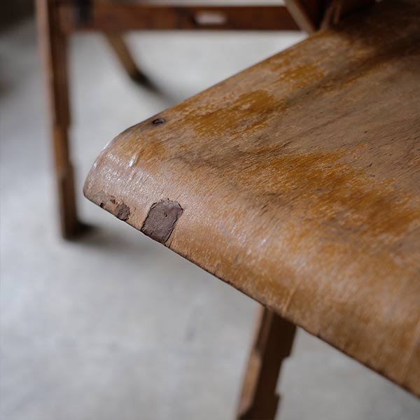 Danish BRAMIN wooden folding chair