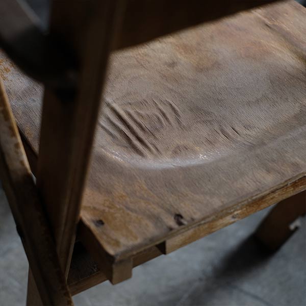 Danish BRAMIN wooden folding chair