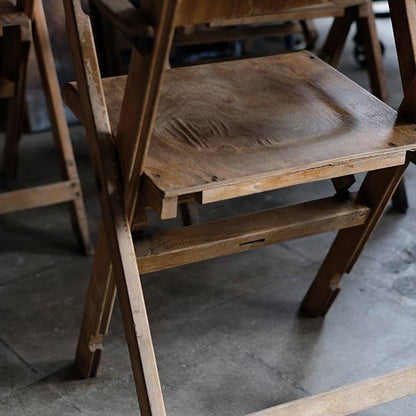 Danish BRAMIN wooden folding chair