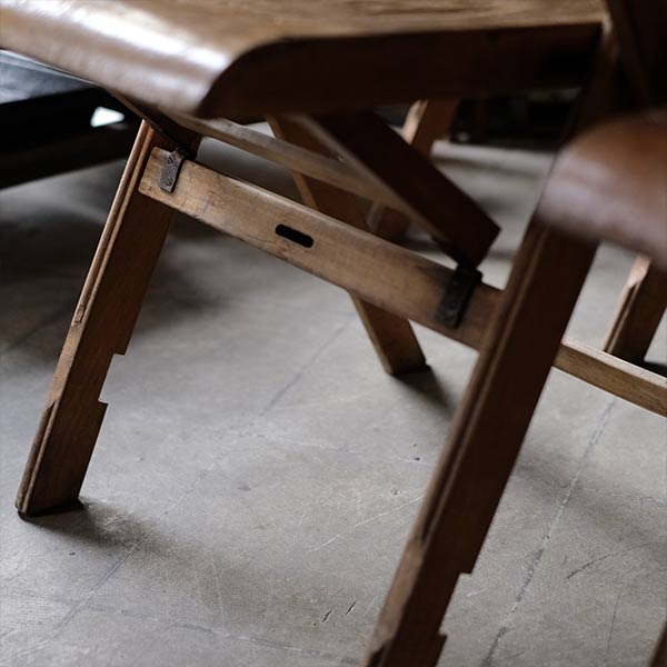 Danish BRAMIN wooden folding chair