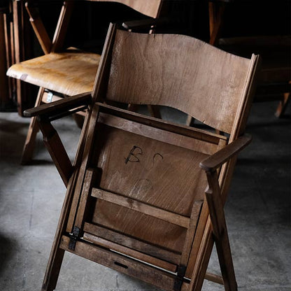 Danish BRAMIN wooden folding chair