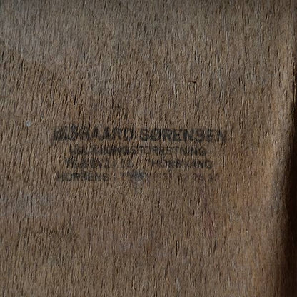 Danish BRAMIN wooden folding chair