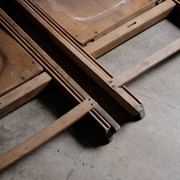 Danish BRAMIN wooden folding chair