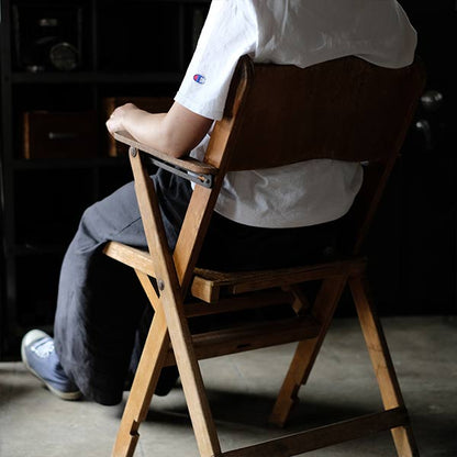 Danish BRAMIN wooden folding chair