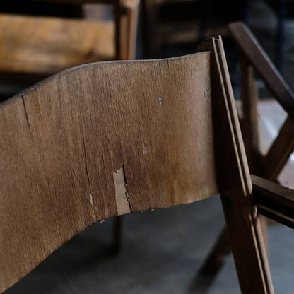 Danish BRAMIN wooden folding chair