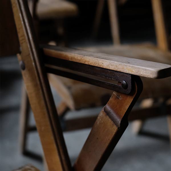 Danish BRAMIN wooden folding chair