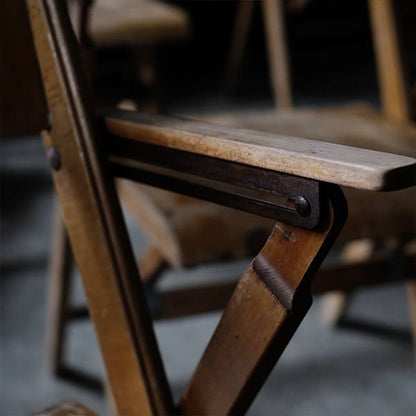 Danish BRAMIN wooden folding chair