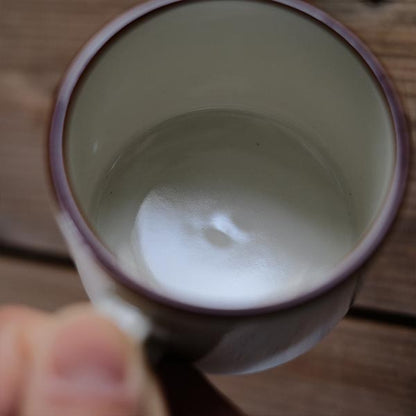 茶色いラインのマグカップ（デッドストック）幅広