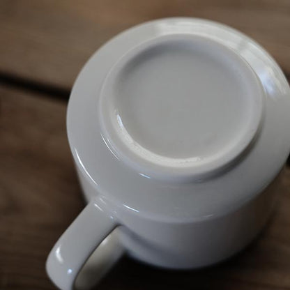 茶色いラインのマグカップ（デッドストック）幅広