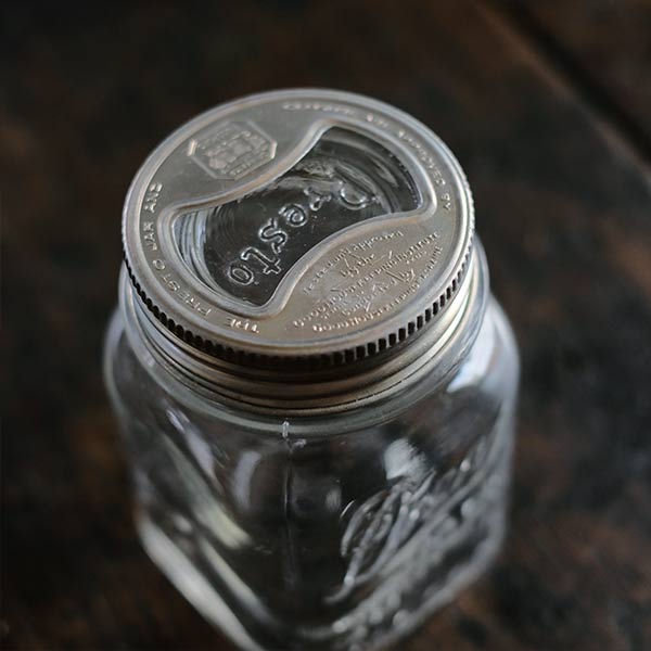 Drey Square Mason Jar 16oz 1922-1925