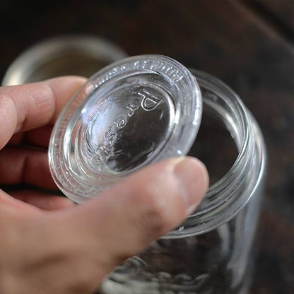 Drey Square Mason Jar 16oz 1922-1925