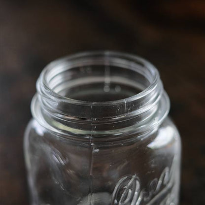 Drey Square Mason Jar 16oz 1922-1925