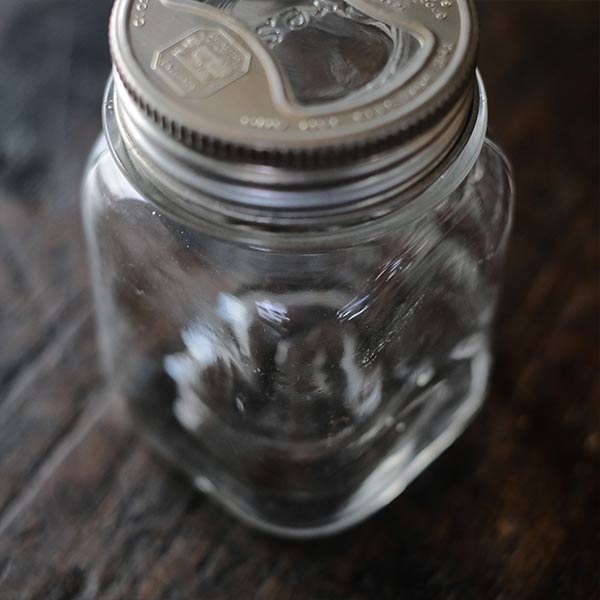 Drey Square Mason Jar 16oz 1922-1925