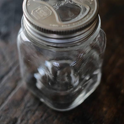 Drey Square Mason Jar 16oz 1922-1925