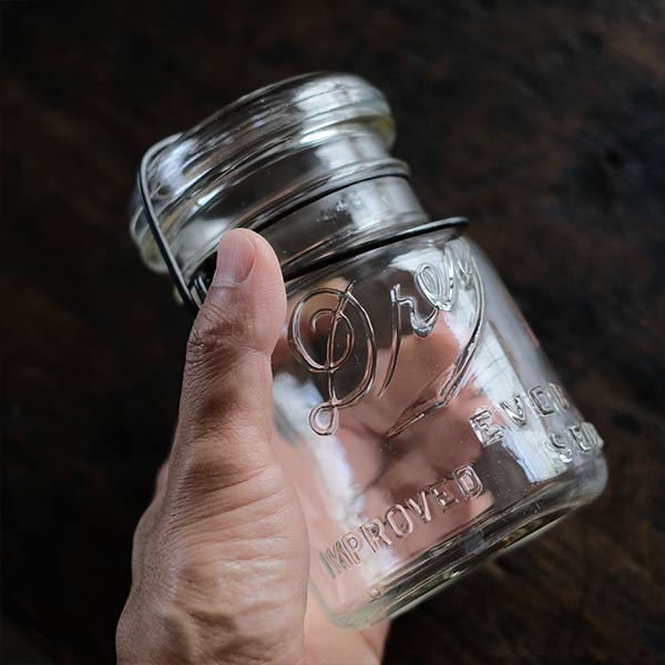 Drey Improved Ever Seal Mason Jar 16oz 1919～1920年代初頭