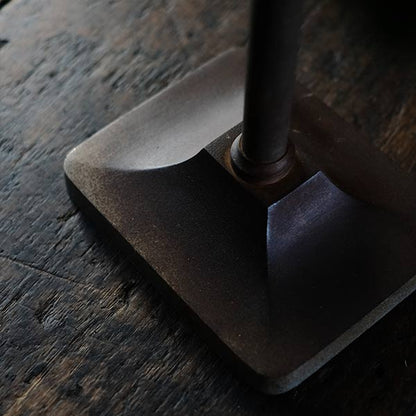 Enamel shade desk lamp