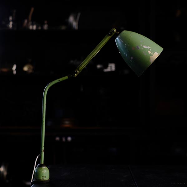 French slim arm lamp