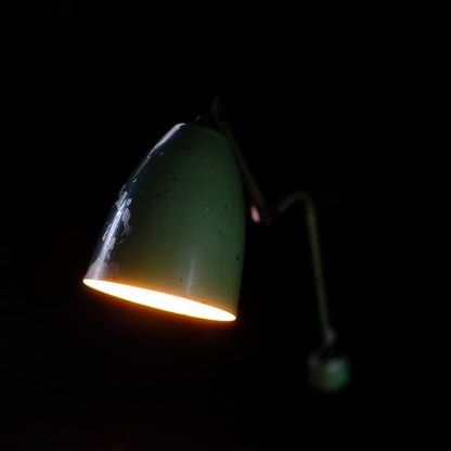 French slim arm lamp