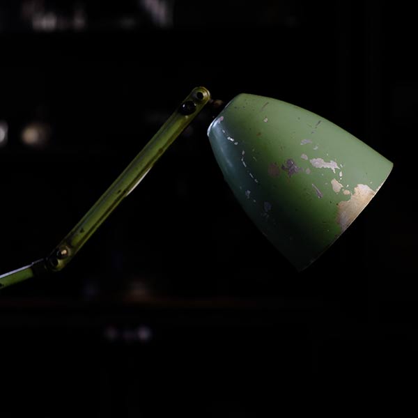 French slim arm lamp