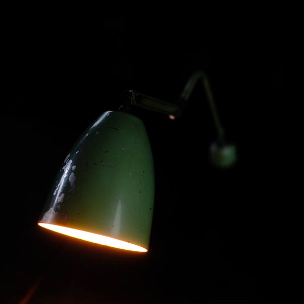 French slim arm lamp