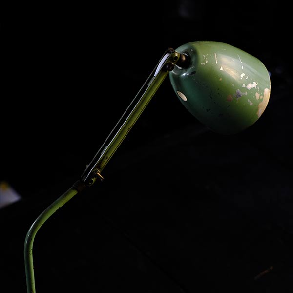 French slim arm lamp