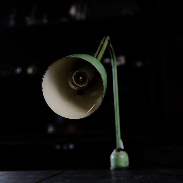 French slim arm lamp