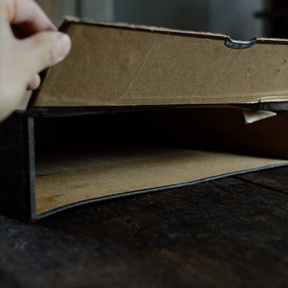 French paper file storage case
