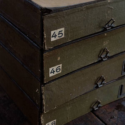 French paper file storage case