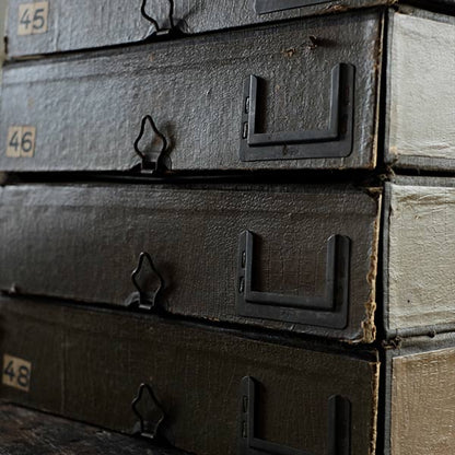 French paper file storage case