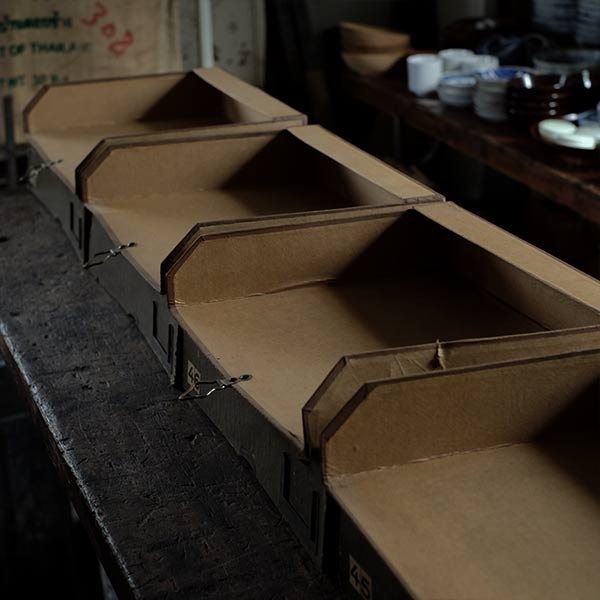 French paper file storage case