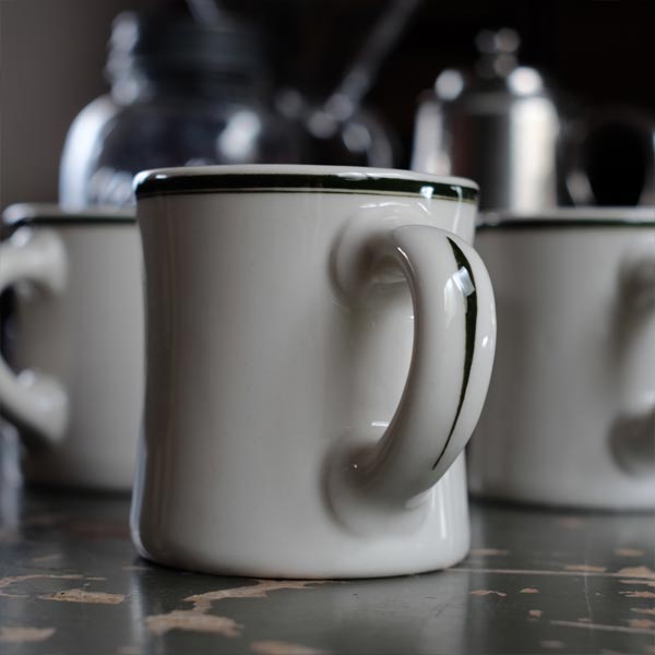 Victor Mug Green Line (Early Model)