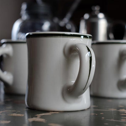 Victor Mug Green Line (Early Model)