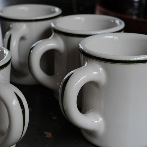 Victor Mug Green Line (Early Model)
