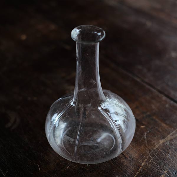 Glass sake bottle