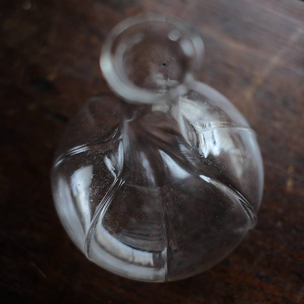 Glass sake bottle