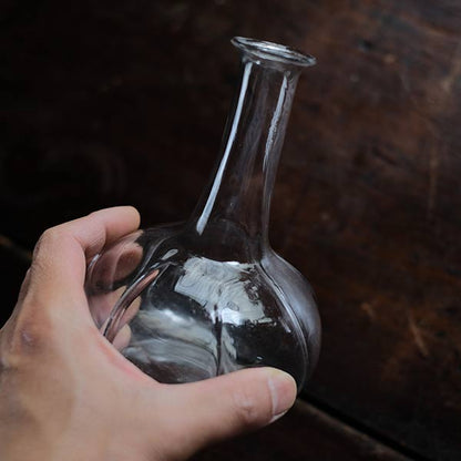 Glass sake bottle