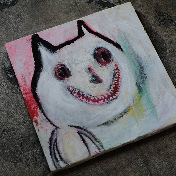 水彩画「この気持ちに来てしまったねこ」