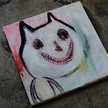 水彩画「この気持ちに来てしまったねこ」