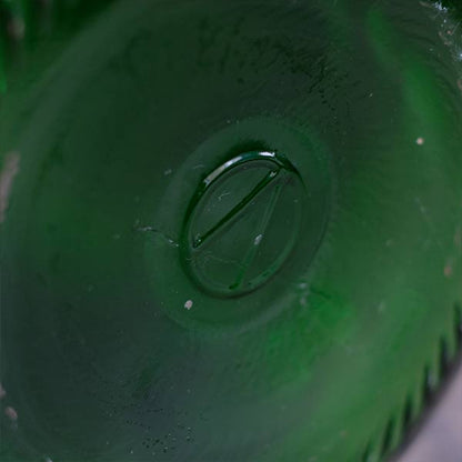 Green demijohn bottle