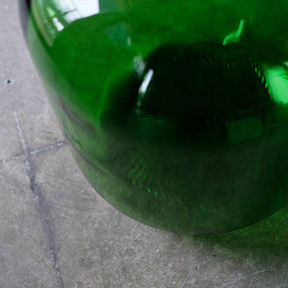 Green demijohn bottle