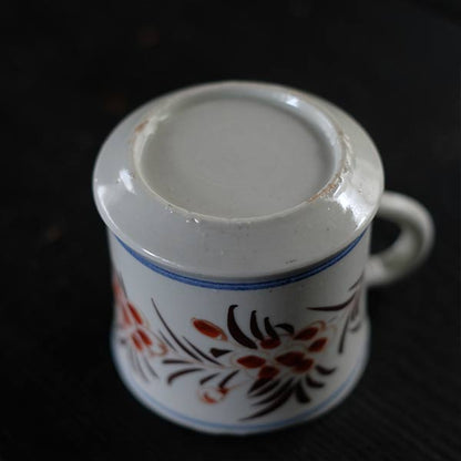 Hasami ware export mug from the end of the Edo period