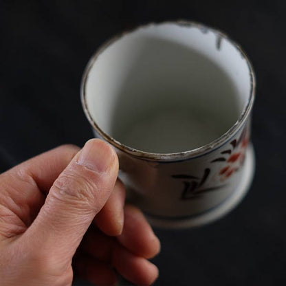 Hasami ware export mug from the end of the Edo period