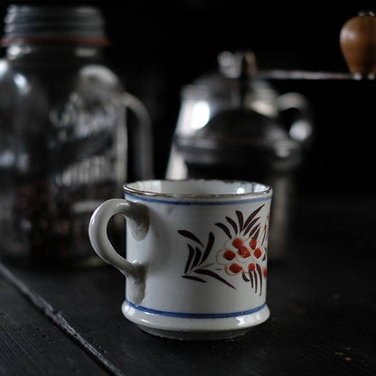 Hasami ware export mug from the end of the Edo period