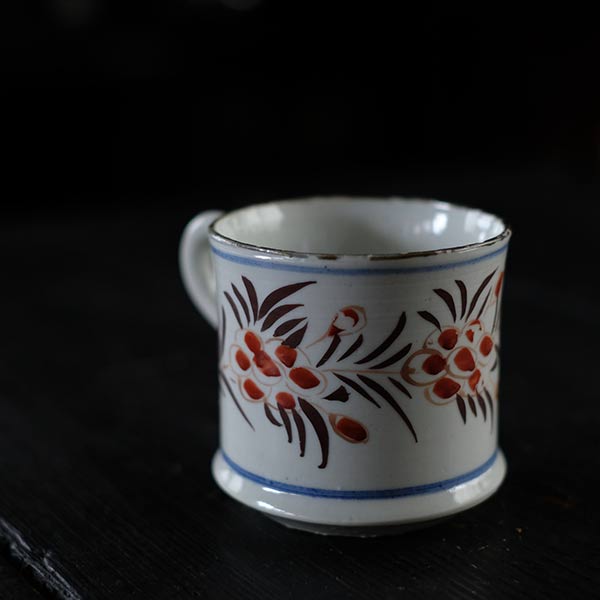 Hasami ware export mug from the end of the Edo period