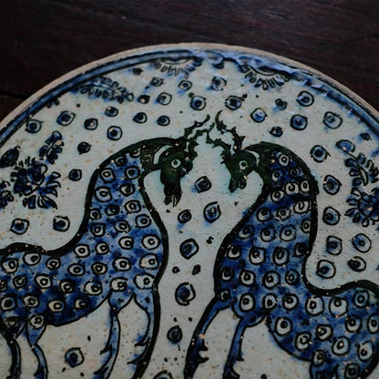 蜂の巣の蓋に使われていた陶板