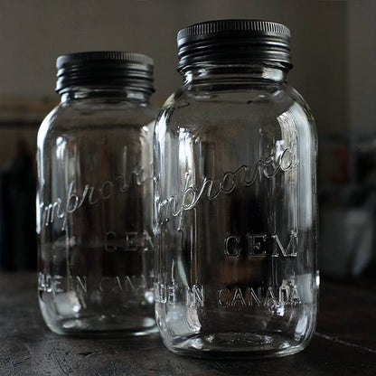 Improved Gem Mason Jar 64oz