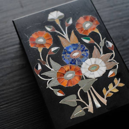 Stone inlaid trinket box
