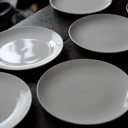 EAGLE BRAND 'ALL WHITE' IRONSTONE 大皿 φ26cm